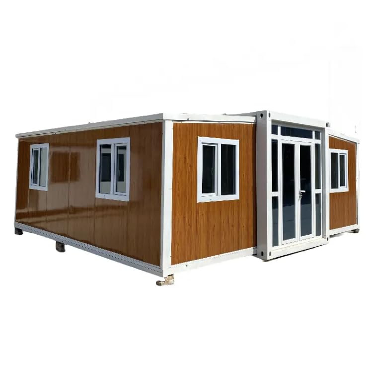 Movable Expandable House 1,2 and 3 Bedrooms, Prefabricated Modern Home Luxury Villa, Folding Expandable Holiday Home, Outdoor Shed/Office, Guest Room, Warehouse or Mobile Home (White 40x20ft)