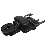 JupiterForce Portable Massage Chair Foldable Lightweight Tattoo Therapy Chair with Adjustable 4 Inches Thick Sponge Face Cradle for Client Spa Salon Massage with Carrying Bag (Black) JupiterForce
