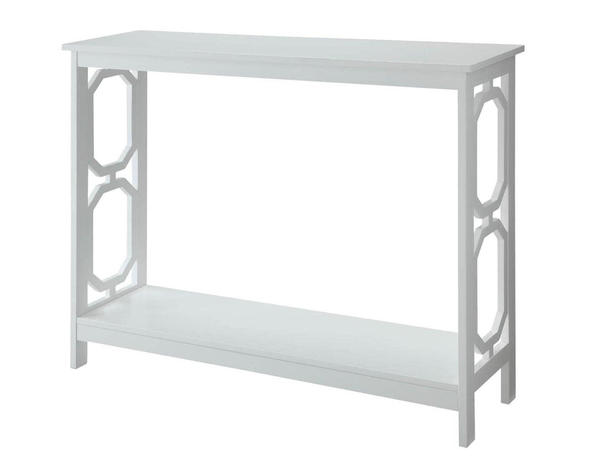 Convenience Concepts Omega Console Table, White Convenience Concepts