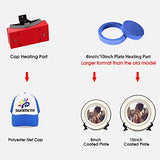 Heat Press, 8 in 1 Heat Press Machine 38x38cm/15x15 inch, 360° Swing Away Digital T Shirt Pressing Machine, Multifunction Heat Transfer Sublimation Combo for T Shirts Mugs Hat Plate Cap WoodArtSupply
