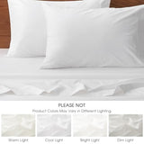 HYPREST Extra Deep Pocket King Sheet Sets Fits 18"-24" in Deep Mattress -100% Cotton King Sheet Set,White Hotel Luxury Soft Wrinkle Free Cooling Sheet Sets for King Bed Deep Pocket HYPREST