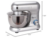 Frigidaire 4.5L Retro Stand Mixer (Silver) CULINARY CHEF
