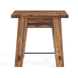 Alaterre Furniture Durango 27" W Industrial Wood End Table Alaterre Furniture
