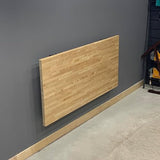 Wallmaster Wall Mounted Folding Workbench Heavy Duty Fold Down Table Utility Bench Solutions Laundry Shelf Wall Desk with Metal Shelf Bracket (32 x 18) Wallmaster