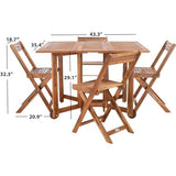 Safavieh Outdoor Living Collection Arvin 5-Piece Dining Set Safavieh