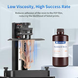 ANYCUBIC 3D Printer Resin, 405nm SLA UV-Curing Resin with High Precision and Quick Curing & Excellent Fluidity for LCD 3D Printing (Light Beige, 1kg)