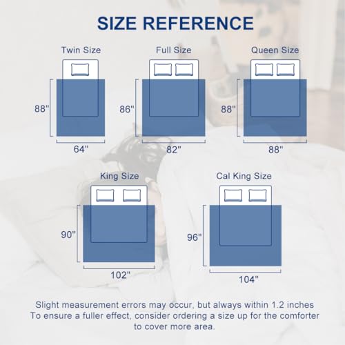 MEELUS Lightweight Comforter Cooling White, All Season Duvet Insert Breathable Queen Size Summer Bedding, Soft Microfiber Cool Down Alternative Quilt with Corner Tabs, 88x88 inch MEELUS