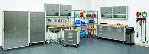 Ultra HD Mega Storage Cabinet - Stainless Steel Seville Classics