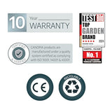 Palram HG9324 Feria Patio Cover, 10' x 24', White Palram