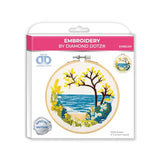 DIAMOND DOTZ Kits - Embroidery Wild Ocean: Dive into Creativity with This Embroidery Kit, Perfect Embroidery Kit for Beginners and Embroidery Kits for Adults