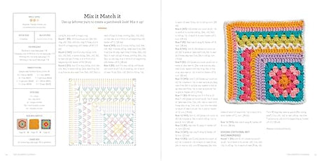 A Modern Guide to Granny Squares: Awesome Color Combinations and Designs for Fun and Fabulous Crochet Blocks WoodArtSupply