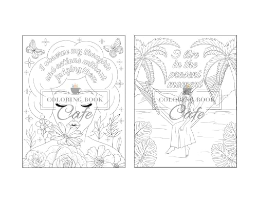 100 Inspirational Quotes Coloring Book for Adults: 100 Motivational Quotes, Positive Affirmations and Inspirational Phrases for Stress Relief and Relaxation WoodArtSupply