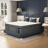 DIFAME King Size Mattress,16 Inch Hybrid King Mattress in a Box,Memory Foam Mattress King Size with Individual Pocket Spring,Medium Firm Mattress for Pressure Relief,Edge Support DIFAME