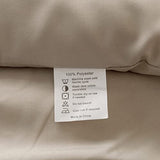 ROSGONIA Queen Comforter Set Oatmeal, 3pcs(1 Boho Oatmeal Comforter & 2 Pillowcases) All Season Soft Bedding Lightweight Bedspread Blanket Quilt ROSGONIA