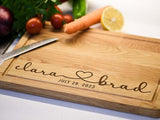 Personalized Engraved Cutting Board for Couples, Custom Couples Gift Ideas for Christmas Wedding Anniversary Engagement Housewarming, Anniversary Gifts for Men Women Parents, Wedding Gifts for Couples Generic