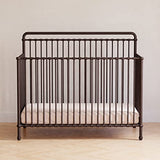 Namesake Winston 4-in-1 Convertible Metal Crib in Vintage Iron, Greenguard Gold Certified NAMESAKE