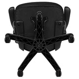 Flash Furniture Porter High Back Black Mesh Ergonomic Swivel Office Chair with Black Frame and Flip-up Arms Flash Furniture