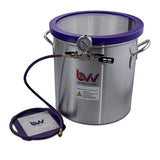 BVV Best Value Vacs 10 Gallon Aluminum Side Mount Vacuum Chamber BEST VALUE VACS