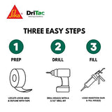 Sika DriTac - Floor Repair Adhesive - SW-1 Solid Wood and Bamboo Floor Repair kit - White - Corrects voids and Popping Wood Conditions - Full kit Dri Tac