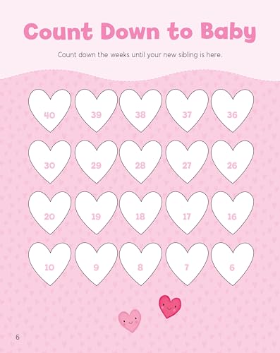 Big Sister Activity Book and Story with More than 80 Stickers - Includes Coloring Pages, Mazes, and More WoodArtSupply