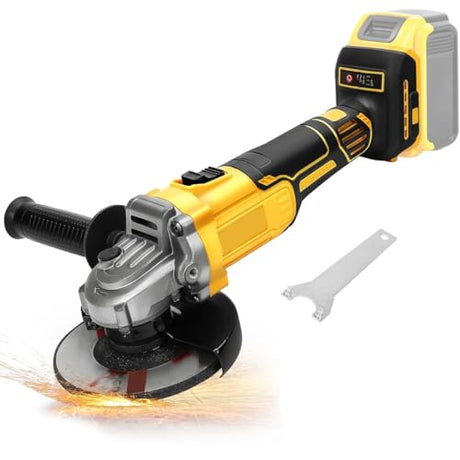 Cordless Angle Grinder for Dewalt 20v Batteries,11000RPM Brushless Electric Grinder,3 Variable Speed Metal Grinder for 4-1/2"Wheels with Adjustable Handle Grinding,Cutting And Polishing (Not Battery) Cotenor