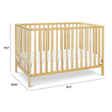 DaVinci Union 4-in-1 Convertible Crib in Natural, Greenguard Gold Certified, 1 Count (Pack of 1) DaVinci