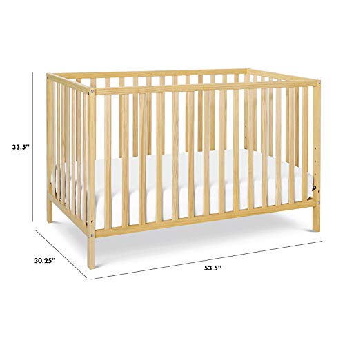 DaVinci Union 4-in-1 Convertible Crib in Natural, Greenguard Gold Certified, 1 Count (Pack of 1) - WoodArtSupply