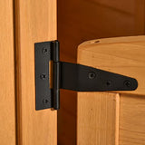 Outsunny Wooden Playhouse for Kids Outdoor with Working Door, Windows, Mailbox, Bench, Flowers Pot Holder, 48" x 42.5" x 53" Outsunny