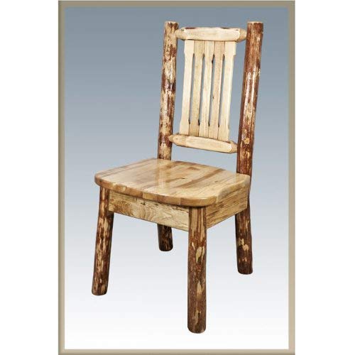 Montana Woodworks Log Furniture - Dining Chair - Glacier Country Collection Montana Woodworks