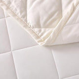 EVOLIVE Elastane Diamind Quilted All Season Light Weight Single Reversible Cooling Quilt/Comforter (White, Full/Queen) EVOLIVE