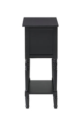 Convenience Concepts Kendra 3 Drawer Hall Table with Shelf, Black Convenience Concepts
