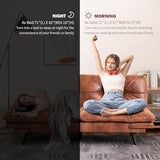 Erdoru Convertible Futon Sofa Bed,Faux Leather Futon Couch,Memory Foam Futons Bed,Small Splitback Modern Loveseat Sleeper Sofa for Living Room,Office,Apartment,Brown Erdoru