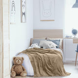 Utopia Bedding Fleece Blanket Twin Size Camel 300GSM Luxury Anti-Static Fuzzy Soft Microfiber Bed Blanket (60x80 Inch) Utopia Bedding
