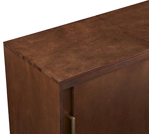 Crosley Furniture Everett Mid-Century Modern Media Console, Mahogany Crosley Furniture