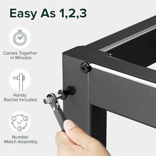Zinus 14 Inch Elias Metal Platform Bed Frame, Steel Support, No Box Spring Needed, Easy Assembly, Twin Zinus
