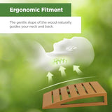 Northwood Sauna - Sauna Headrest - Handmade from Canadian Red Cedar Wood - Comfortable Neck Support Pillow Northwood Sauna