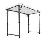 Lifetime Fold-in-Half Adjustable Folding Table, 4 Foot Lifetime