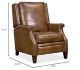 Hooker Furniture Collin Manual Push Back Recliner Hooker Furniture