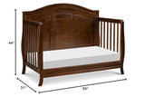 DaVinci Emmett 4-in-1 Convertible Crib in Espresso, Greenguard Gold Certified DaVinci