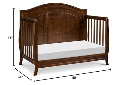 DaVinci Emmett 4-in-1 Convertible Crib in Espresso, Greenguard Gold Certified