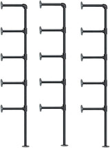 (14“Deep,3pcs)Industrial Retro Wall Mount Iron Pipe Shelf,DIY Open Bookshelf,Hung Bracket,Home Improvement Kitchen Shelves,Tool Utility Shelves, Office Shelves, Bookshelves and bookcases FOF FRIEND OF FAMILY