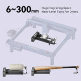 Longer Laser Engraver New-Rotary Roller, Y-axis 360° Rotation, Compatible with Other Brands of Engraver，a Good Partner for Laser Engraving Machine Longer