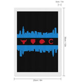 Chicago Flag Skyline Sports Painting Adults Diamond Kits Painting 5D Art Paint by Number Full Drill Home Wall Decor 8"x12" WoodArtSupply