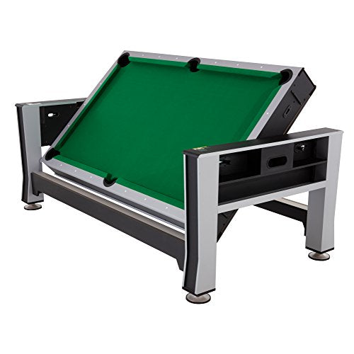 Triumph 3-in-1 7' Rotating Swivel Multigame Table - Air Hockey, Billiards/Pool, and Table Tennis - All Accessories Included Triumph Sports
