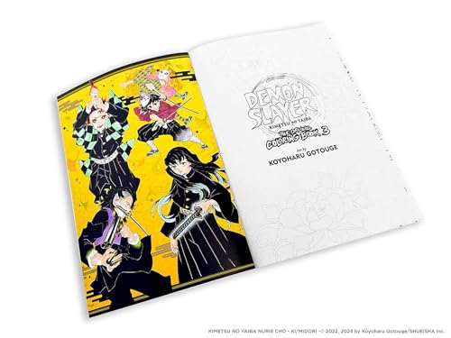 Demon Slayer: Kimetsu no Yaiba: The Official Coloring Book 3 WoodArtSupply