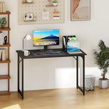 BestOffice Computer Desk,Home Office Desk, Modern Simple Style for Home Office Study Writing (Black, 47 Inch) BestOffice