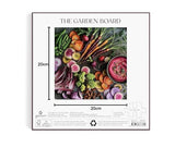 Galison The Garden Board – 500 Piece Puzzle Fun and Challenging Activity with Bright and Bold Artwork of Fresh Garden Vegetables for Adults and Families Galison