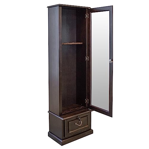 American Furniture Classics Gun Cabinet, Brown - WoodArtSupply