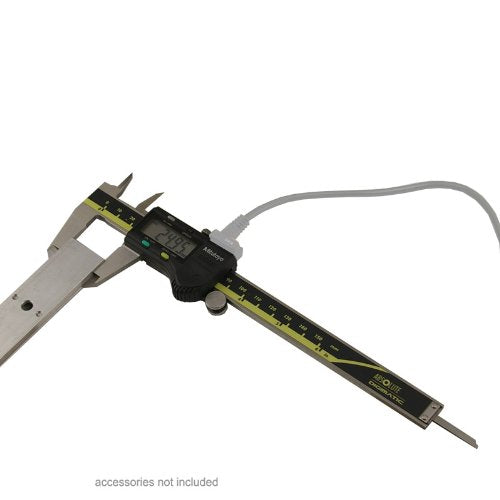 Mitutoyo 500-173 Digital Calipers, Battery Powered, Inch/Metric, for Inside, Outside, Depth and Step Measurements, Stainless Steel, 0"/0mm-12"/300mm Range, +/-0.0015"/0.04mm Accuracy, 0.0005" - WoodArtSupply