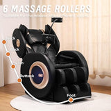 HomJoones 2026 Massage Chair for Full Body 4D Zero Gravity, with Heat Therapy, SL-Track Shiatsu Foot Rollers, Yoga Stretch, Heating Function, for Home Office Use (Model 4) HomJoones